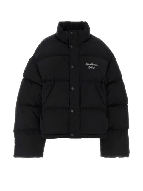 BALENCIAGA Balenciaga Women Black Cotton Blend Down Jacket