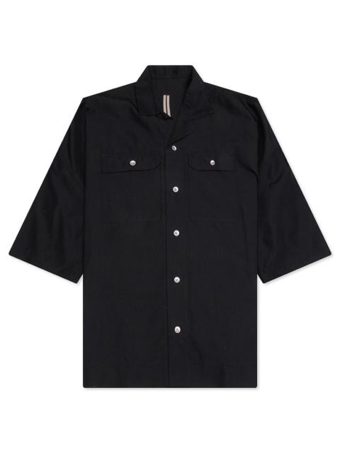 Rick Owens DRKSHDW MAGNUM TOMMY SHIRT - BLACK