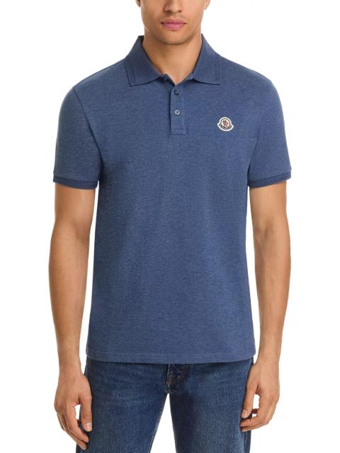 Moncler Regular Fit Cotton Pique Polo Shirt