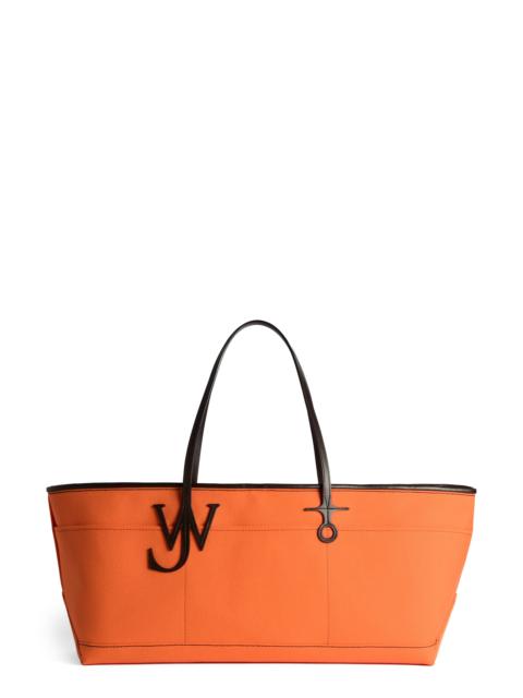 JW Anderson JW Anderson Anchor Canvas East/West Tote in Orange/Brown at Nordstrom