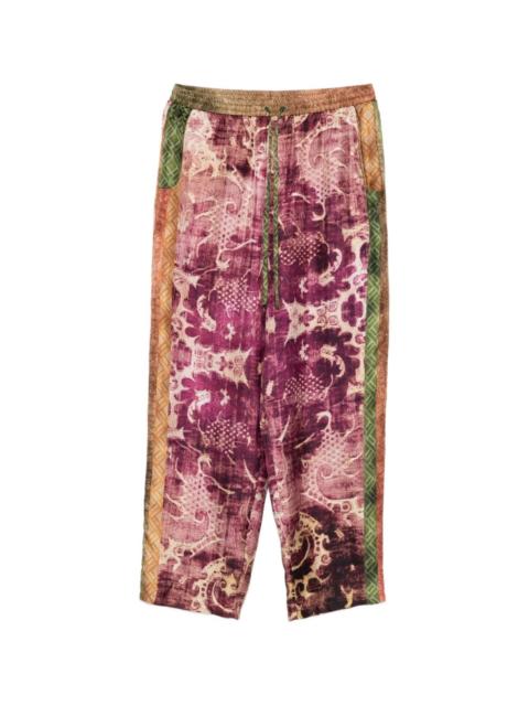 Pierre-Louis Mascia Printed silk trousers