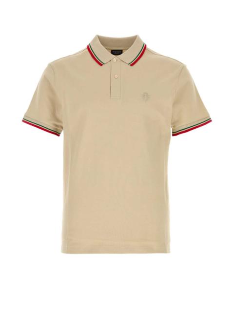 GUCCI Gucci Men Beige Stretch Piquet Polo Shirt
