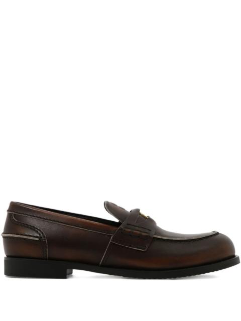 Miu Miu Miu Miu Women Leather Loafers