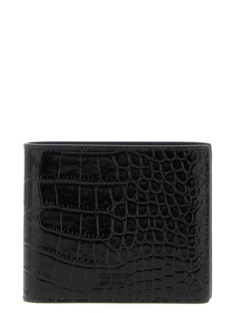 TOM FORD Tom Ford Men Crocodile Leather Wallet