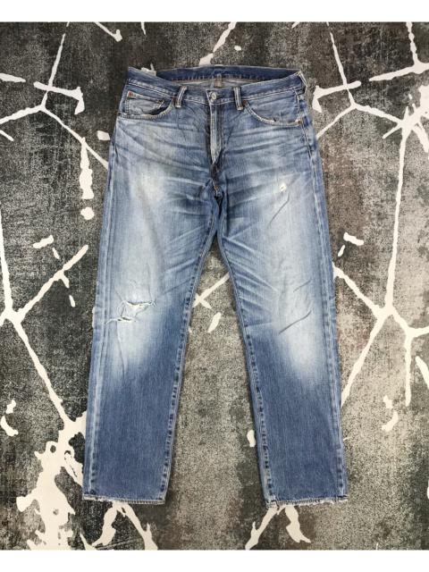 Other Designers Vintage - Vintage Levis 503 Jeans Distress Faded Blue Denim KJ957