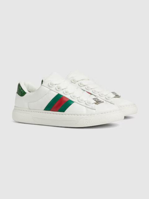 GUCCI Gucci Ace Web Trainer Sneakers