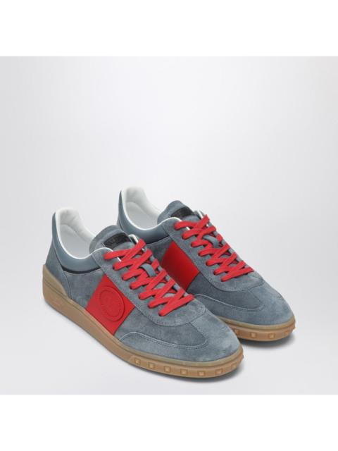 Valentino Garavani Gray/Red Upvillage Low Top Sneaker Men