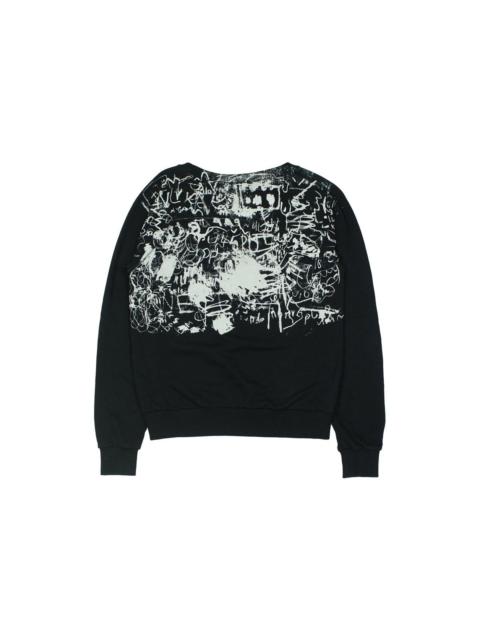 SAINT LAURENT *NoTariff Saint Laurent Abstract Print Sweatshirt