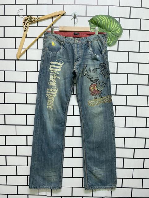 Other Designers Disney - Japan KOOK & CHELICA Mickey Mouse Design Low Rise Denim