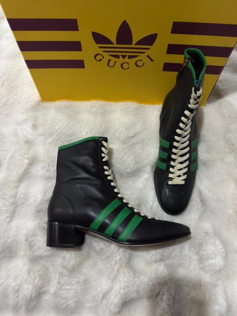 GUCCI Gucci's new collaborative lace-up boots