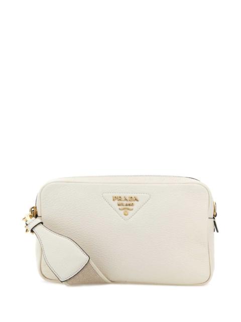 Prada Prada Women White Leather Crossbody Bag