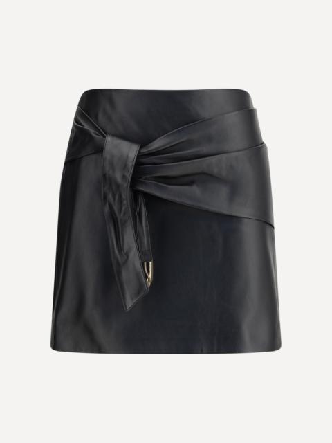 VERSACE Lambskin Miniskirt