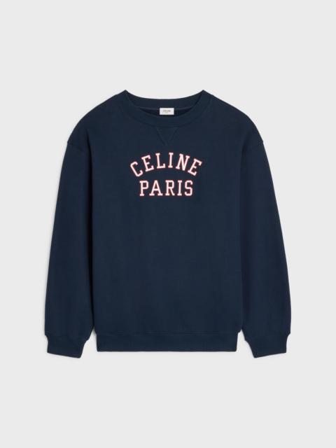 CELINE RELAXED SWEATSHIRT IN cotton fleece