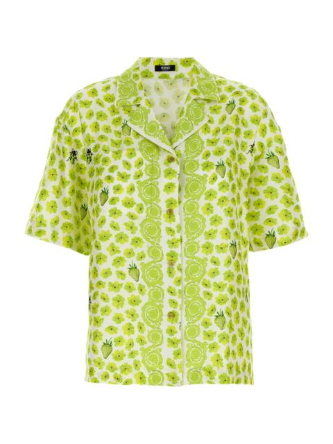VERSACE 'strawberry Garden' Shirt