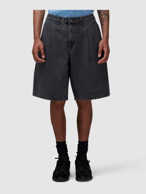 Dime Pleated denim short