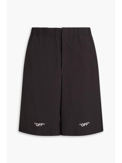 Off-White Printed shell shorts