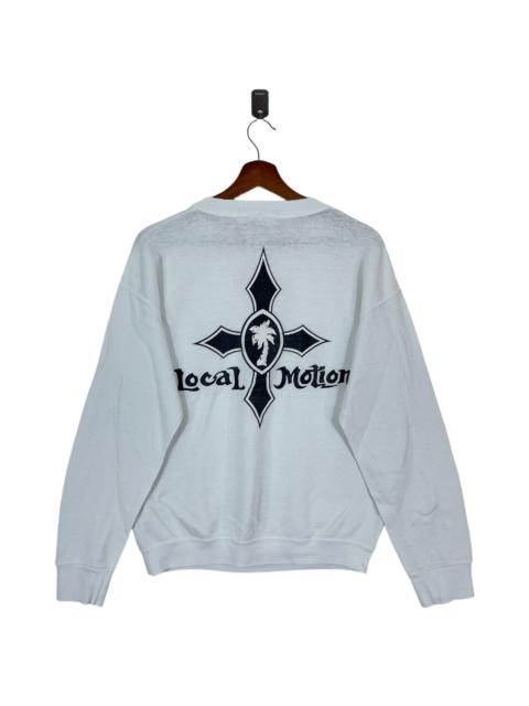 Other Designers VINTAGE LOCAL MOTION HAWAII SURFWEAR PAPER THIN CREWNECK