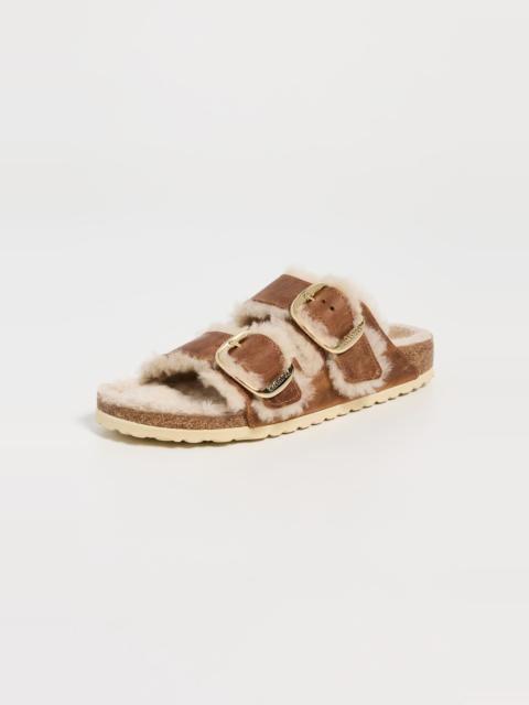 BIRKENSTOCK Arizona Big Buckle Shearling Sandals