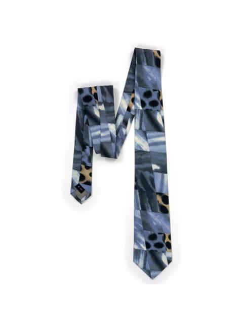 Other Designers Issey Miyake - SS97 Cheetah Silk Patchwork Tie