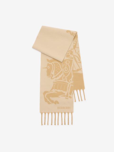 Burberry Reversible EKD Wool Scarf