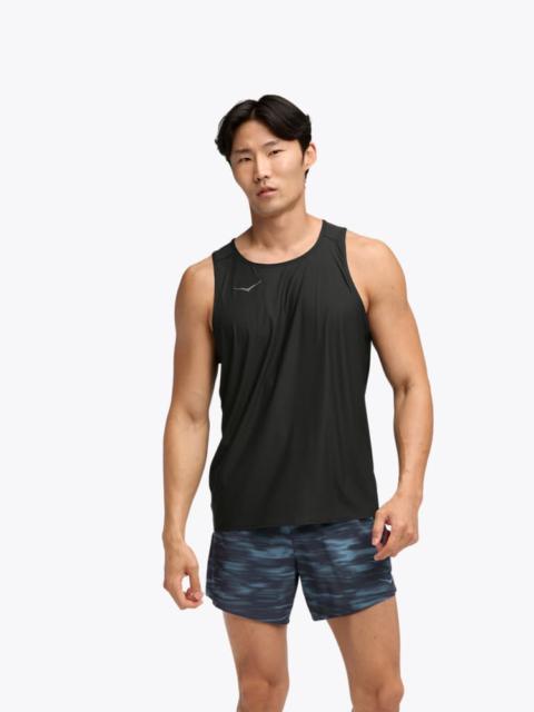 HOKA Men's Airolite Tank 2.0 Top in Black