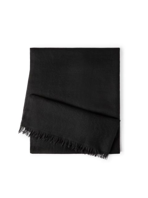 Brunello Cucinelli Brunello Cucinelli Cashmere and silk scarf in Black at Nordstrom