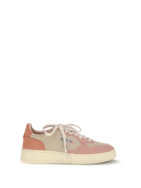 AUTRY Autry Medalist Low Sneakers Tricolor/Suede Papaya/Butter/Cammeo