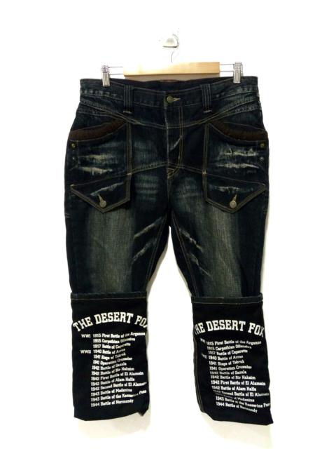 Japanese Brand - Vintage PPFM jean world war history the dessert fox floral