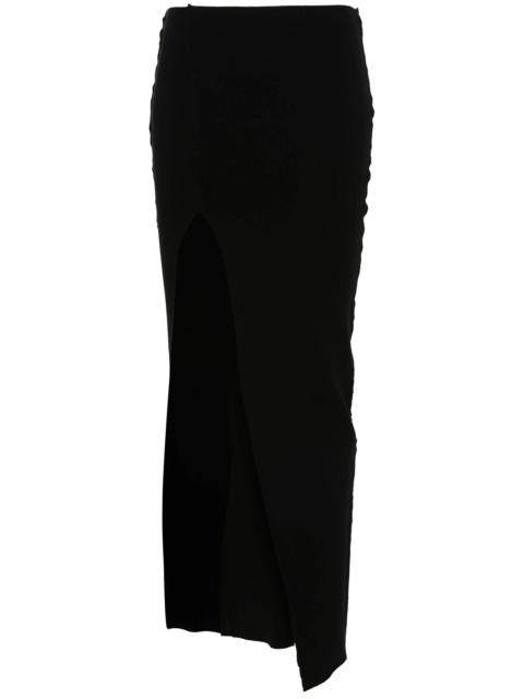 Rick Owens Knitted Midi Skirt