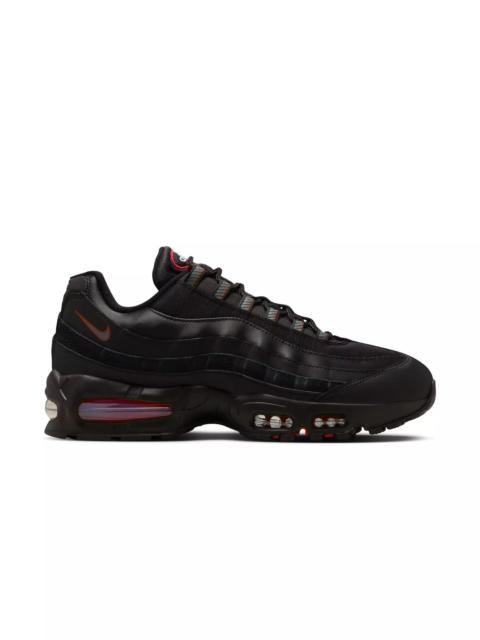 Nike Air Max 95 Big Bubble "Black/Smoke Grey/University Red/White" Men's Shoe