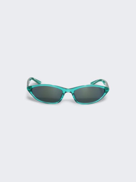 BALENCIAGA Oval Sunglasses Green