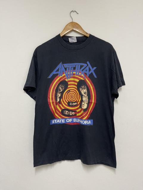 Other Designers Vintage - Vintage 80’s Anthrax “ State Of Euphoria 1988 Thrash n2