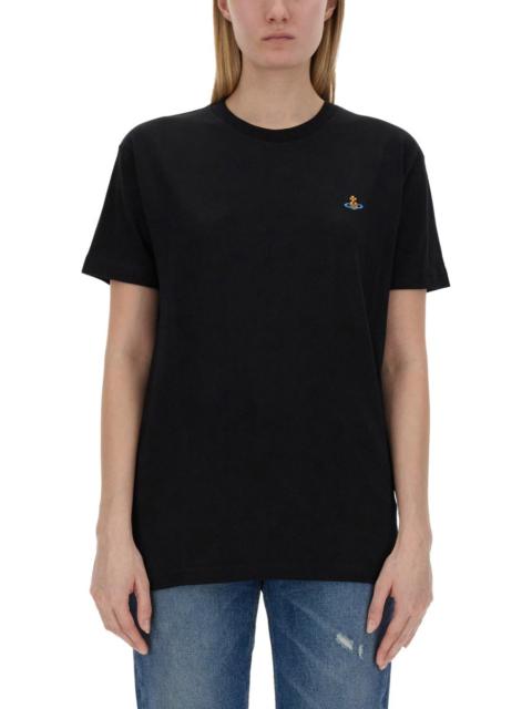 Vivienne Westwood Vivienne Westwood Women T-Shirt With Orb Embroidery