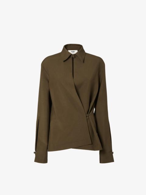 FENDI Fendi Shirt In Wool And Mohair