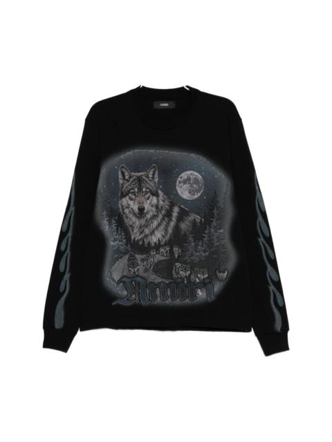 AMIRI CRYSTAL-EMBELLISHED T-SHIRT