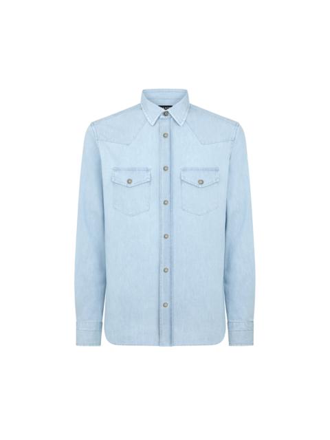 TOM FORD DENIM WESTERN SHIRT