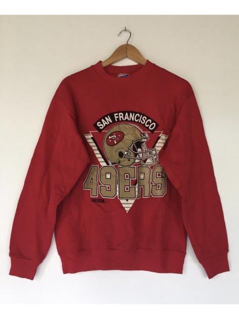 Other Designers Vintage - SAN FRANCISCO 49ERS TRENCH BASEBALL SWEATSHIRTS