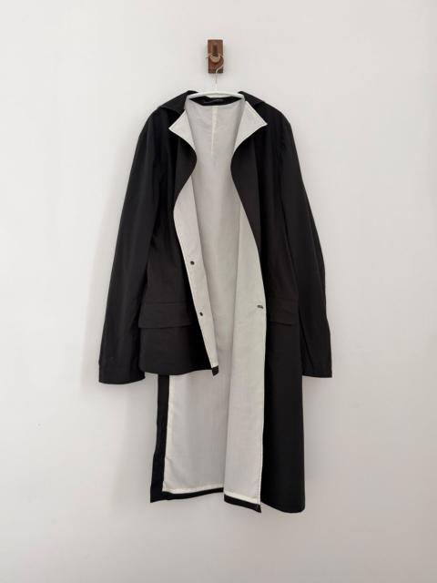 Yohji Yamamoto Yohji Yamamoto Y's Cotton Asymmetric Trench Coat