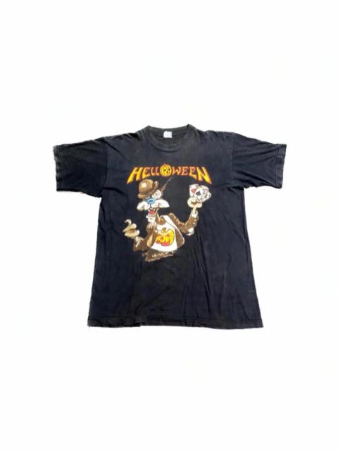 Other Designers Band Tees - Vtg 90s Helloween Crazy Cat Tour Shirt 1993 Chameleon XL