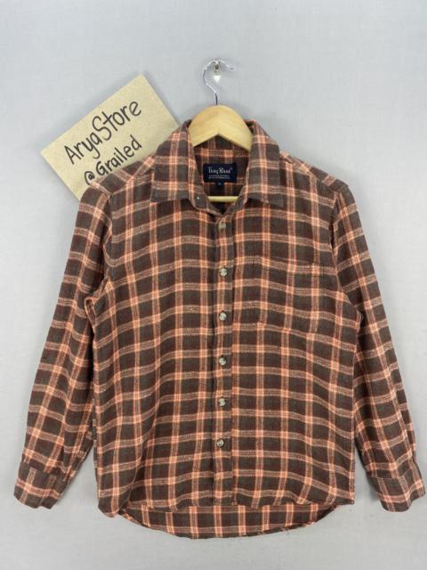 Other Designers Japanese Brand - Troy Bros Tartan Plaid Check Flannel Shirts Button Up