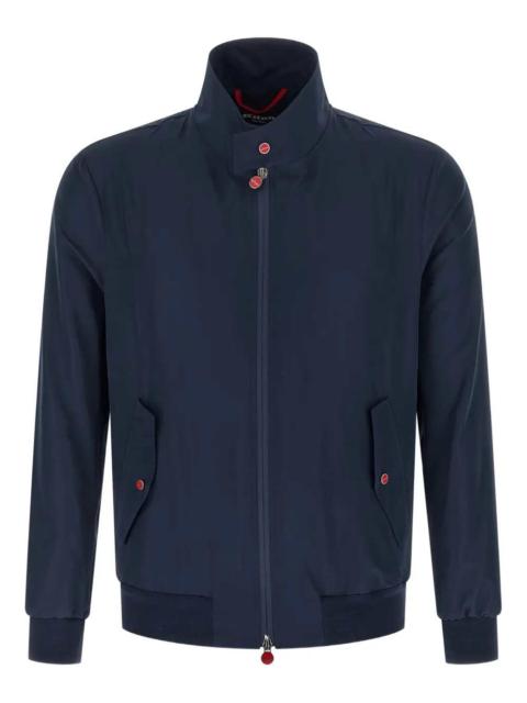 Other Designers Kiton Men Cima Jacket With Mandarin Collar
