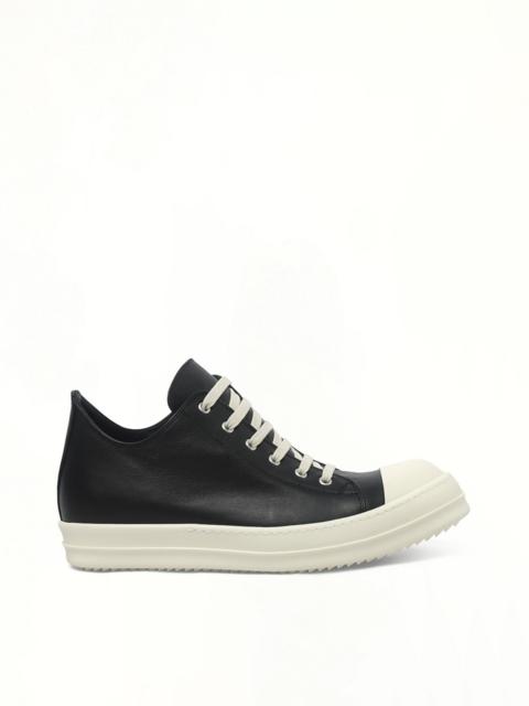 Rick Owens Low Sneaks in Black/Milk/Milk