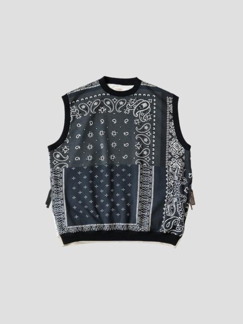 OVERSIZED BANDANA SWEAT VEST