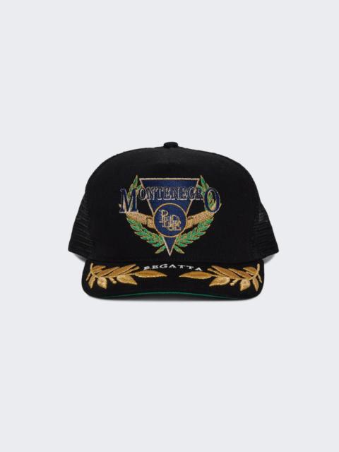 Rhude Montenegro Regatta Trucker Hat Black