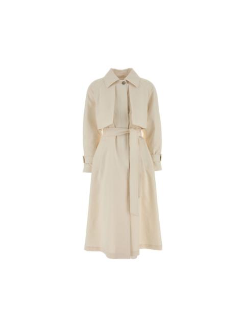 Herno HERNO Ivory Jersey Techh Coat New & Authentic (Women's size: