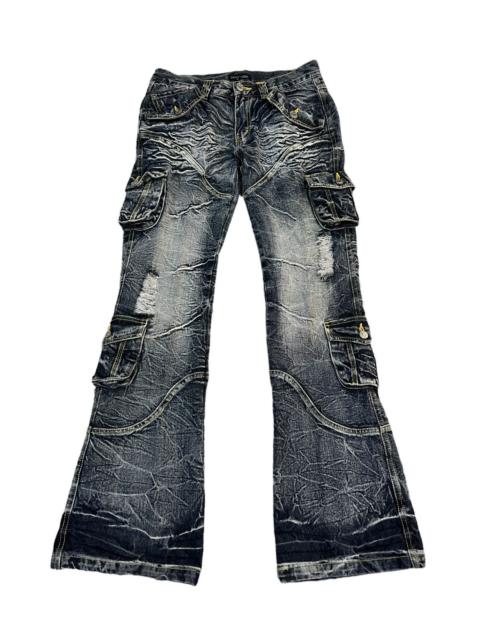 Other Designers Vintage - Rare!! 🇯🇵Japanese Brand Zerosail Multi Pocket Flare Jeans
