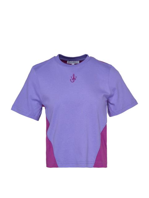 JW Anderson Anchor Embroidery Panelled Tee