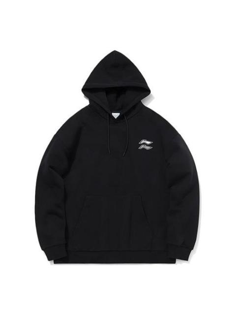 Li-Ning Li-Ning Sports Fashion Series Loose Pullover Hoodie 'Black' AWDQB38-1