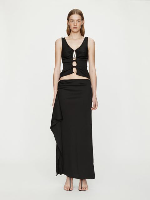 CHRISTOPHER ESBER Crystal Pendant Cascade Skirt