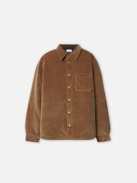 CORDUROY PADDED OVERSHIRT